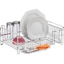 Ver imagem 1 de Escorredor de Louças para 14 Pratos 8 Copos e Talheres Aço