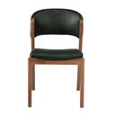Ver imagem 5 de Kit 2 Cadeiras Decorativa Sala de Jantar Luxo Luna Facto Verde - Mozzelar