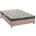 Ver imagem 1 de Cama Box Casal: Colchão Espuma Anjos Ezequiel + Base CRC Suede Clean(138x188)