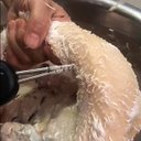 Ver imagem 2 de Depenador Eletrico Remove Penas Galinha Frango Peru Ganso Pato Aves USB Bateria Recarregavel Cozinha