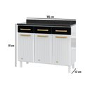Ver imagem 2 de Balcão de Cozinha de Aço com Tampo 3 Portas e 3 Gavetas 105cm Multimóveis Cr20360