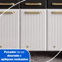 Ver imagem 5 de Balcão de Cozinha de Aço com Tampo 3 Portas e 3 Gavetas 105cm Multimóveis Cr20360