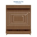 Ver imagem 6 de Rack com Painel Ripado para TV até 72 Polegadas 100% MDF 185,5CMX250CM Yucca CabeCasa MadeiraOriginals