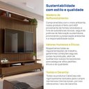 Ver mais imagens de Rack com Painel Ripado para Tv até 72 Polegadas 185x250cm 100% Mdf Yucca CabeCasa MadeiraOriginals