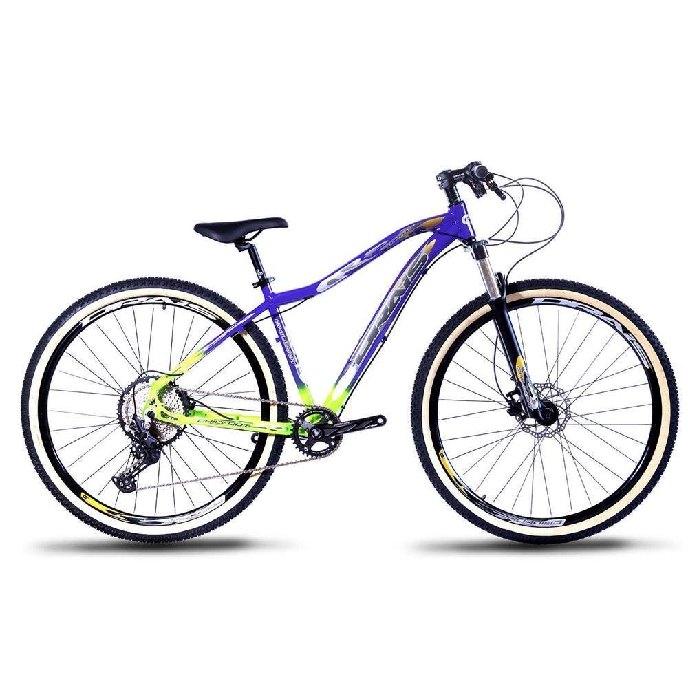 Bicicleta Aro 29 Drais 12V Câmbio Traseiro Shimano 17'' Violeta/Verde - H399 - 1