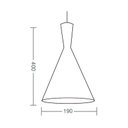 Ver imagem 2 de Lustre Pendente Taschibra TD 902 Preto E27