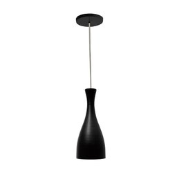 Lustre Pendente TD 1003 Taschibra Preto Fosco - 1