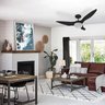 Ventilador de Teto Aliseu Terral Preto Com Controle de Parede 127V - 7