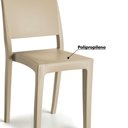 Ver imagem 3 de Kit 4 Cadeiras Hydra Plus em Polipropileno Kappesberg UZ4002 Capuccino