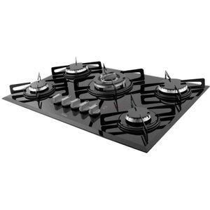 Cooktop Philco Preto Cook Chef 5 Bocas Tripla Chama Bivolt