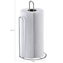 Ver imagem 2 de Suporte Porta Rolo De Papel Toalha De Bancada Em Aço Cromado