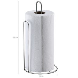 Suporte Porta Rolo De Papel Toalha De Bancada Em Aço Cromado - 2