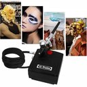 Ver imagem 5 de Kit Aerógrafo + Compressor Completo 17 Pçs Bivolt Aerografia