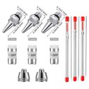 Ver imagem 2 de Kit Aerógrafo + Compressor Completo 17 Pçs Bivolt Aerografia