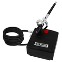 Ver imagem 6 de Kit Aerógrafo + Compressor Completo 17 Pçs Bivolt Aerografia