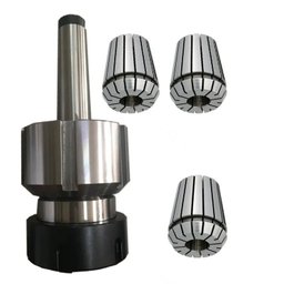 Mandril Porta Pinça Cm 3 - Kff 30 + Pinças Er40 (6-10-16mm) - 1