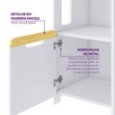 Ver imagem 6 de Estante 3 Nichos com Porta Petit Casatema MadeiraOriginals Branco/Mel