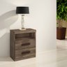Mesa de Cabeceira Criado Compacto Quarto Cama Rústico - 1