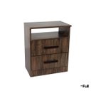 Ver imagem 6 de Mesa de Cabeceira Criado Compacto Quarto Cama Rústico