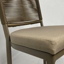 Ver imagem 2 de Jogo 4 Cadeiras de Alumínio Corda Sintética Assento 50cm Alt Fendi