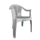 Ver imagem 5 de Cadeira Plástica Poltrona com Braços até 154kg Branca