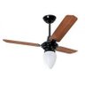 Ventilador de Teto Ventisol Wind Preto 3 Pás Mogno 127V - 1