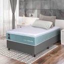 Ver imagem 1 de Cama Box Lagos Molas Ensacadas Solteirão 96x203 King House