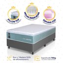 Ver imagem 5 de Cama Box Lagos Molas Ensacadas Solteirão 96x203 King House