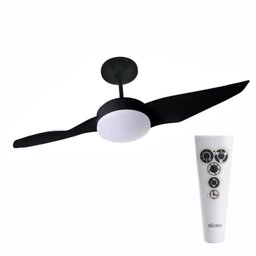 Ventilador de Teto com Controle Aliseu Duo 2 Pás Black Piano 127V - 1 Ventilador de Teto com Controle Aliseu Duo 2 Pás Black Piano 127V - 1