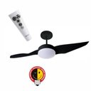 Ver imagem 2 de Ventilador de Teto com Controle Aliseu Duo 2 Pás Black Piano 127V