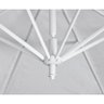 Ombrelone Guarda-Sol Búzios Com Base Branco Giratório 3 Metros Para Piscina e Jardim Belfix - 2