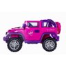 Jipe Elétrico Rali 12v Infantil Rosa Pink Com Controle Belfix - 3
