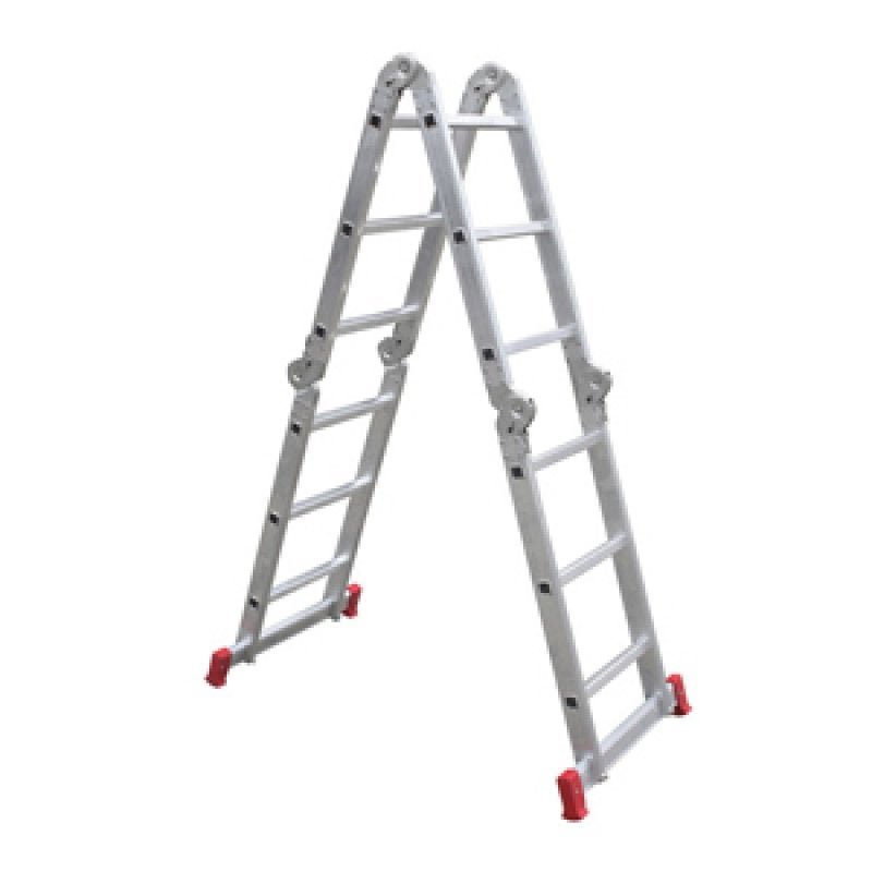 Escada 13x1 Articulada - 3x4 Aluminio - Botafogo - 3