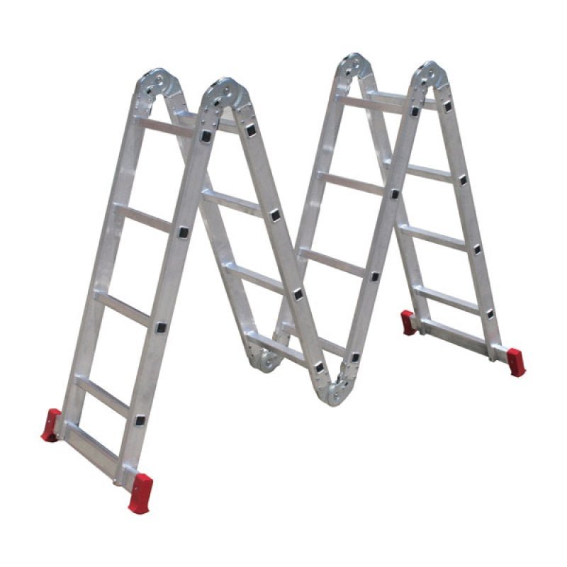 Escada 13x1 Articulada - 3x4 Aluminio - Botafogo - 1