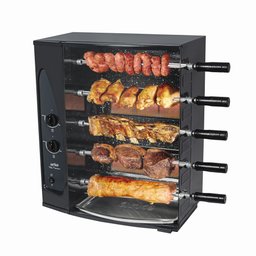 Churrasqueira Forno Giratório A Gás 5 Espetos Vitta Premium Arke - Bivolt - 4