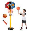 Ver imagem 1 de Kit Completo Cesta Basquete Infantil com Bola Tamanho Ajustável Importway