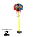 Ver imagem 5 de Kit Completo Cesta Basquete Infantil com Bola Tamanho Ajustável Importway
