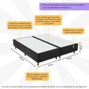 Ver imagem 3 de Base Box King 193x203cm Rústico Alpha Inducol Cr35246e Grafite Grafite