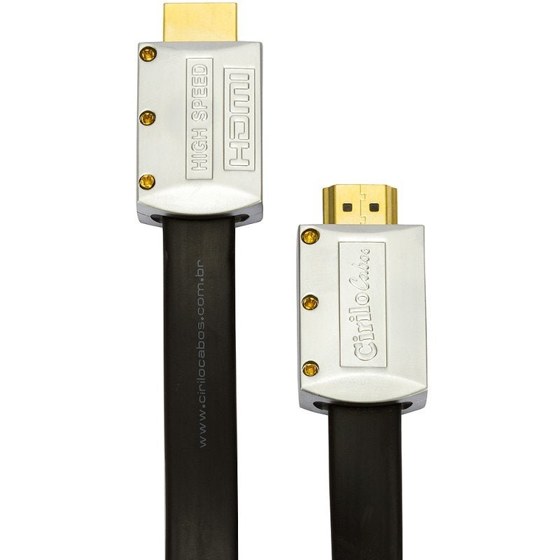 Cabo HDMI Flat Desmontável 1.4 Ultra Hd 3D, 2 Metros - Cirilo Cabos - 5