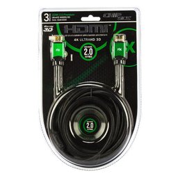 Cabo HDMI 2.0 - 4K, Ultra Hd, 3D, 19 Pinos - 3 Metros - 1