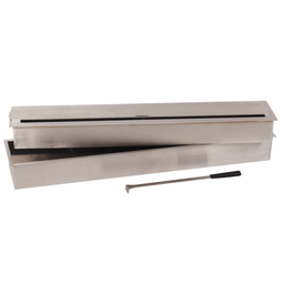 Lareira Queimador Ecológico a Àlcool 100% Inox C/ Caixa de Contenção Segurança 60x16CM - 3