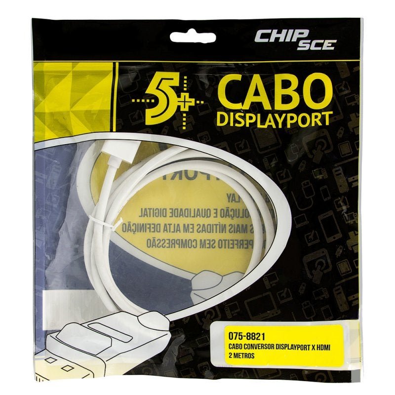 Cabo Conversor Displayport para HDMI, Chipsce - 1