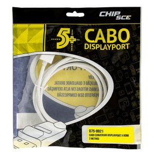 Cabo Conversor Displayport para HDMI, Chipsce