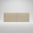 Ver mais imagens de Painel Cabeceira Box Casal 140 Roma Estofado Linho Fixação na Parede:Areia