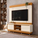Ver imagem 1 de Painel Rack de Tv Siena Moderno 183,5cm com Rodizios Eras 956 Madetec
