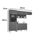 Ver imagem 2 de Kit Modulado Mgm 4 Peças Eloise Cz028 Cinamomo/platina