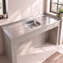 Ver imagem 1 de Pia de Cozinha com Cuba e Válvula Bali 160cm Aço Inox - Ghel Plus