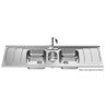 Pia Cozinha Inox Dubai Full 2000x560/ 03 Cuba N3 140 mm - 2