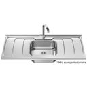 Ver imagem 1 de Pia Cozinha Inox Dubai 1400x545/01Cuba N3 140 mm