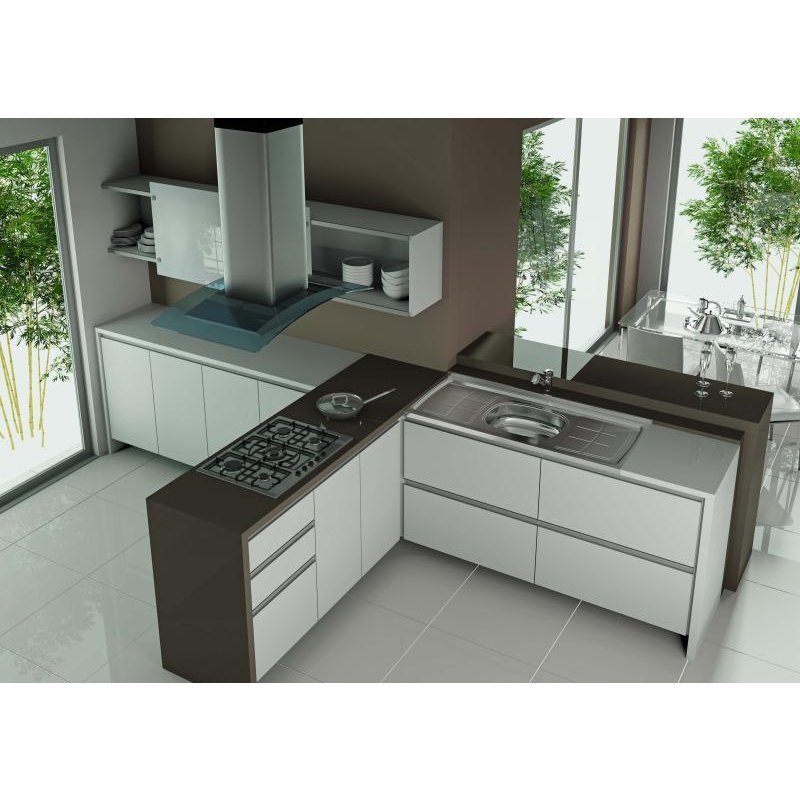 Pia Cozinha Inox Bali 1200x530/01 Cuba N4-110mm - Escorredor - 4